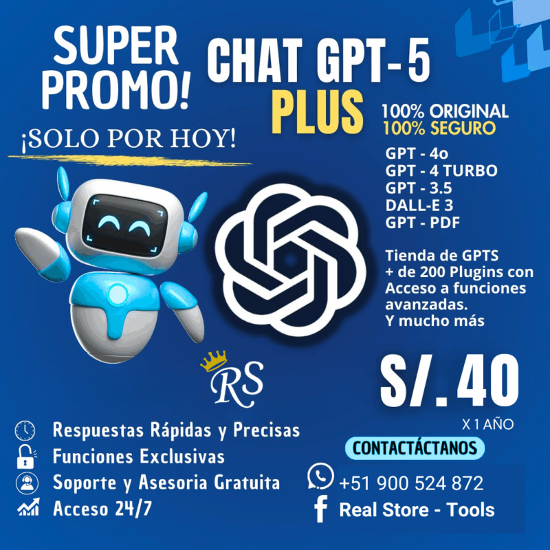 ChatGPT Plus - ANUAL